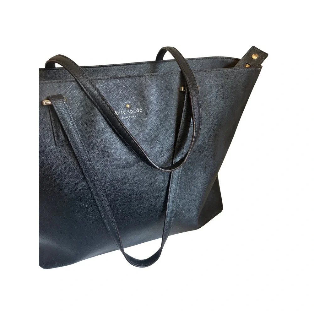 Kate Spade New York Saffiano Leather Tote Bag Gold Hardware 20.5